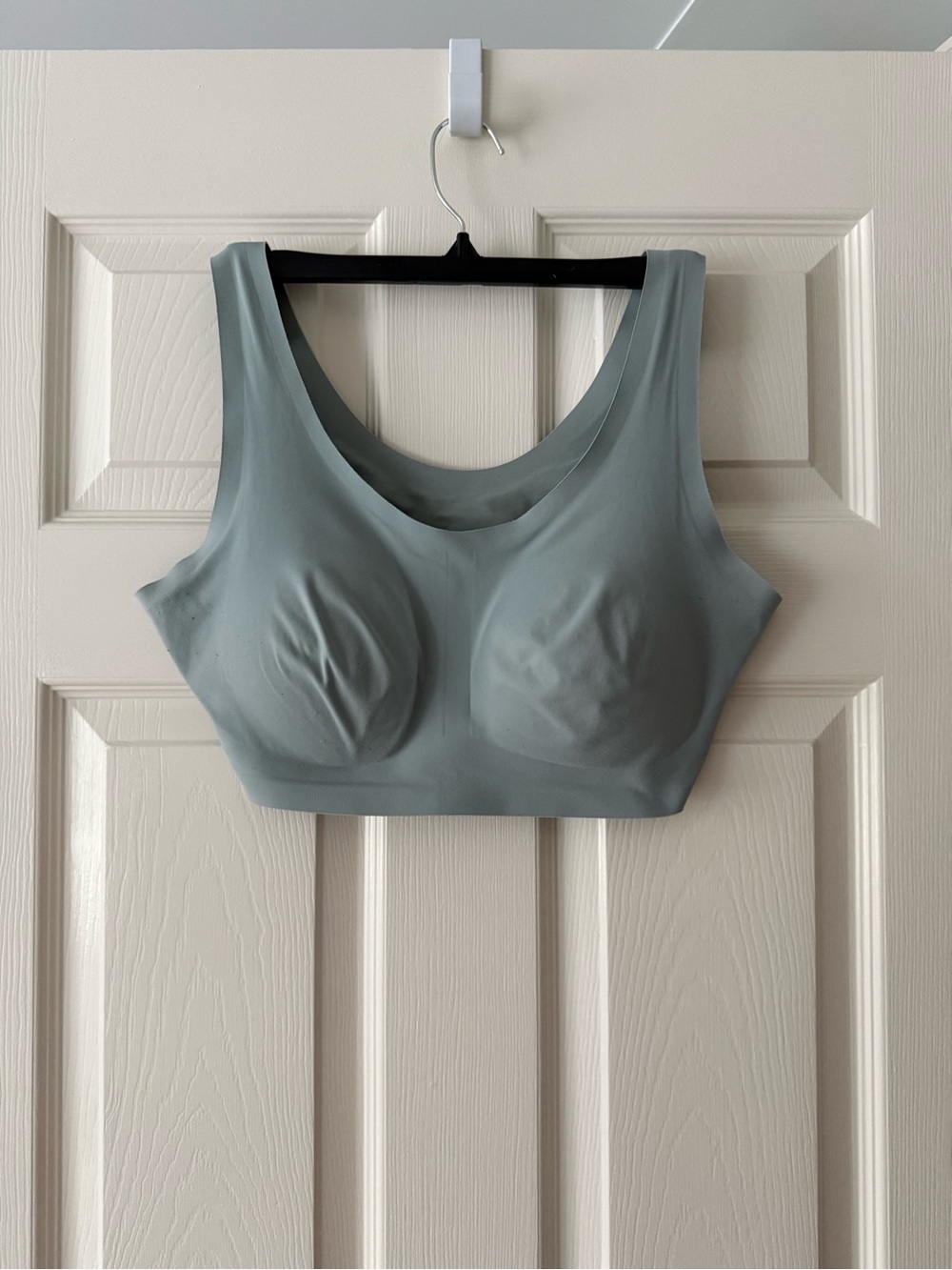 aerie Seamless Wireless Scoop Bralette - Slate Gray Blue